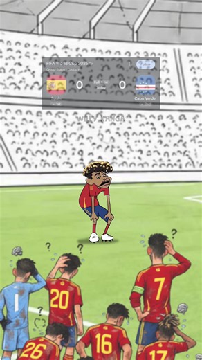 The cape verde block wall #fifa2026 | spain vs cape verde