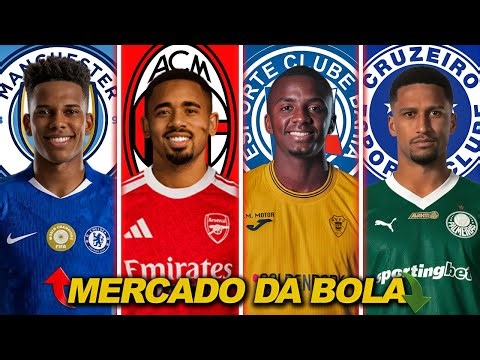 City prepara bolada por Estevão, Milan tenta Gabriel Jesus, Cruzeiro mira Murilo E+| MERCADO DA BOLA