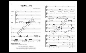 《Ding a Ding a Ding》混声四声部 SATB Choir by Greg Gilpin