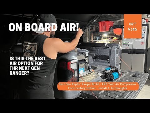 Next Gen Raptor Ranger Build- ARB Dual air compressor- ford factory option- Install & 1st thought