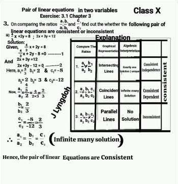 Exercise 3.1 Question 3(v) Cl X Maths Chapter 3 Pair of Linear Equations in two variables