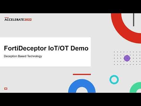Deception Technology for IT/OT/IoT Environments | FortiDeceptor