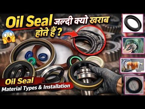 Oil seal जल्दी खराब क्यों होता है | Oil seal types | Oil seal installation procedure #oilseal