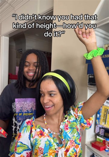 When you’re older, but your younger brother is taller. #siblings #sibling #brother #sister #funny