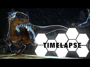 Indoraptor - sculpting, texturing, rigging(Blender & Substance Painter Timelapse)