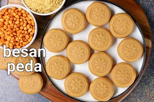 besan peda recipe | besan ka peda | how to make besan milk peda