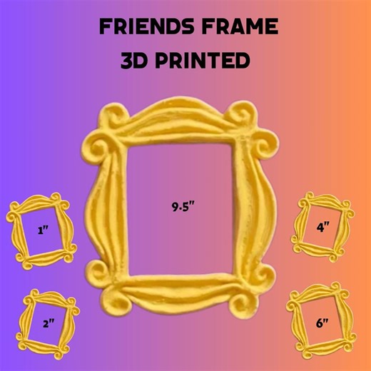 Friends Style 3D Printed Frame | TV Show Fan Decor