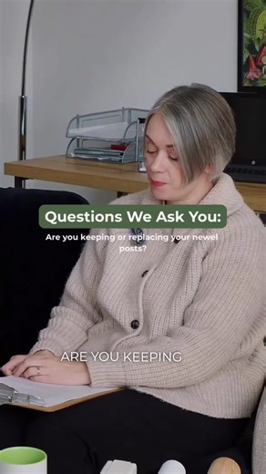 Are you keeping or replacing your newel posts? This is a common question we ask our customers.