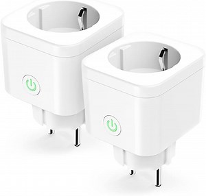Refoss WLAN Steckdose 2er Pack - Smart Mini Zeitschaltuhr Mit Fernbedienung, WiFi und Sprachsteuerung - Kompatibel Mit Alexa und Google