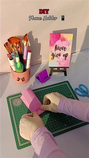 Easy DIY Phone Holder 📲✨ #diy #phoneholder