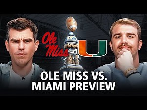 Ole Miss vs. Miami Fiesta Bowl PREVIEW | College Football Playoff Semifinals