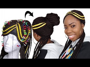 DIY: braided wig cap/ NO TENSION / EASY
