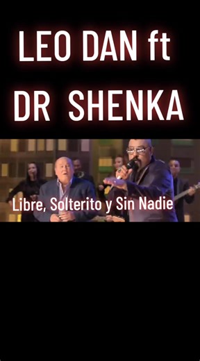 Leo Dan ft Dr Shenka el cantautor Argentino y el Vocalista de Panteón Rococó traen un himno festivo a la soltería, libertad personal y la ausencia de compromisos amorosos, celebrando la vida sin ataduras ni preocupaciones personales. Lo mejor de la música latina #leodan #drshenka #libresolteritoysinnadie #musicalatina #fyp
