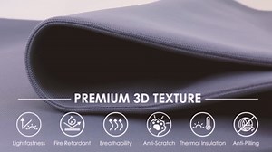 DECOLAB Desk Divider, Portable Privacy Tabletop Partition Panel for Office, Student, Counter Top, Testing, Freestanding, Anti Scratch, 48"x18", Taupe