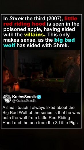 The Little Red Riding Hood Detail You Missed in Shrek the Third