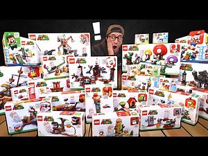 😅 Este Loco Montó TODOS LOS SETS de LEGO SUPER MARIO en su HABITACIÓN...