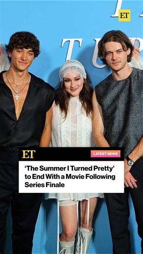 The summer we don't have to say goodbye just yet! 🥹 ⁠ At the Season 3 finale premiere of 'The Summer I Turned Pretty,' Prime Video gave fans the surprise of the summer: a movie is on the way for Belly and Conrad!" ⁠ "There is another big milestone left in Belly’s journey, and I thought only a movie could give it its proper due," said showrunner and 'TSITP' author Jenny Han. | Entertainment Tonight