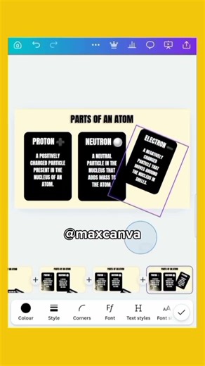 Episode 8: Card Transition #canva #presentation #students #graphicdesign #science #canvatutorial