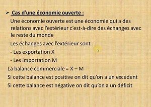 Macroéconomie S2 partie 19 " l'équilibre macroéconomique : économie ouverte | عالم طلبة الاقتصاد
