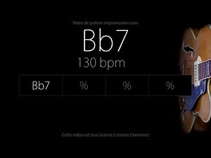 Bb7 130 bpm (Jazz/Swing feel) : Backing Track