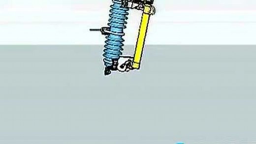 高压跌落式熔断器工作过程动画演示