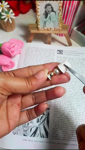 DIY Cute Mini Lamp 💫🎀 #shorts #mini #miniature #diy #craft #tiny