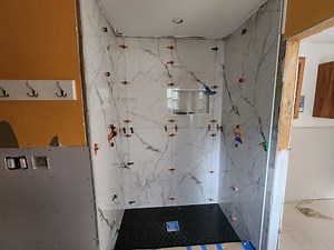24x48 Tile - Shower & Tub Install