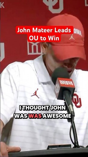 Brent Venables Breaks Down John Mateer’s Performance vs Auburn | OU Football Postgame