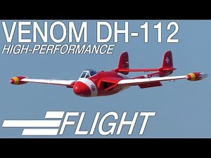 Flying the High-Performance Freewing 90mm Venom DH-112 EDF Jet! - Motion RC