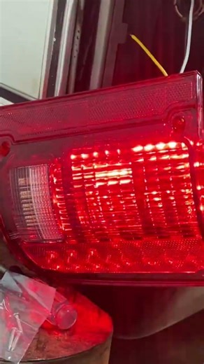 Square body sequential tail lights
