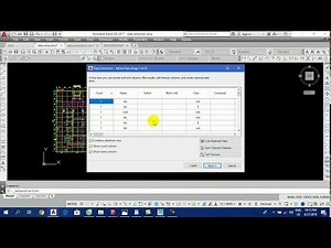 Data extraction in AutoCAD