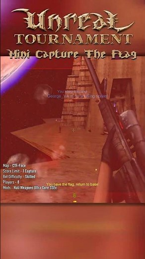 Unreal Tournament (1999) | Mini Capture The Flag | CTF-Face