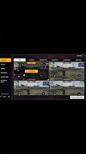 ff custom only headshot setting #freefire #shorts