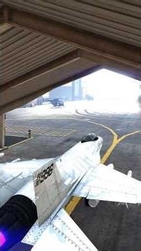 Stealing a Fighter Jet on a Bike in GTA 5! 😂 | PS5 Funny Short #shorts #gta