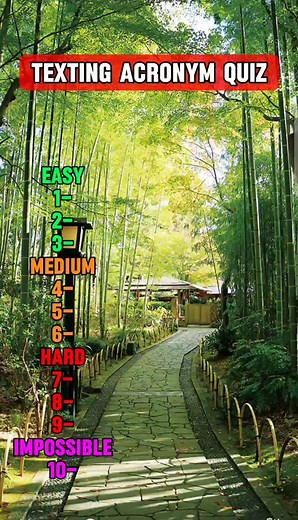 Can you score 10/10? #quiz #acronym #texting #funquiz #quizzes | Quiz