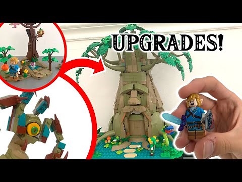 20 easy UPGRADES for the LEGO Zelda Great Deku Tree