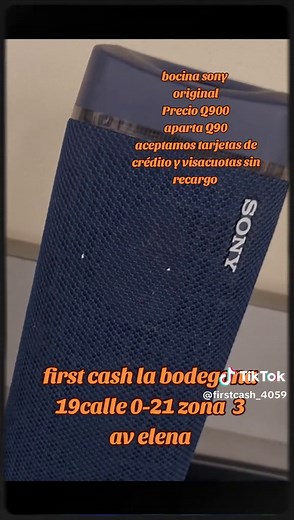 Compra en First Cash: Bocina Sony a Buen Precio
