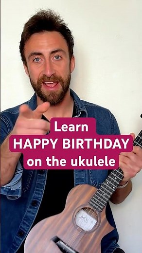 Happy Birthday on the ukulele! 🎉🥳🎁