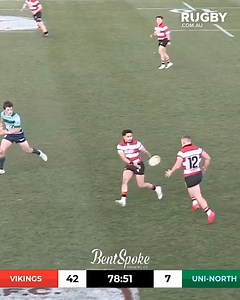 With counter-attack like this, it's no surprise the Vikings are undefeated in the John I Dent Cup 🔥 | rugby.com.au