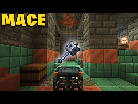 How to craft a mace in Minecraft 1.21