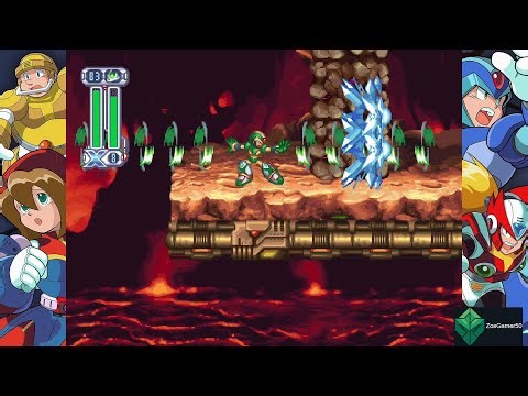 Mega Man X4 Volcano Magma Dragoon Armor Upgrade