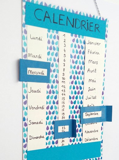 Voici comment fabriquer un calendrier perpétuel malin et hyper pratique