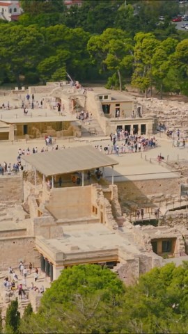 Knossos Palace, Greece: Drone journey to the heart of Minoan majesty