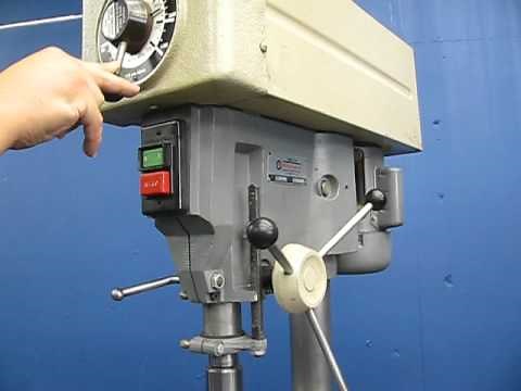 DELTA / ROCKWELL 15" VARIABLE SPEED DRILL PRESS - #15-655