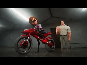 Incredible 2 - Elastigirl Memorable Moments - All Powers & Battle Scene - Best Scene