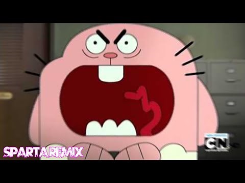 {The Amazing World Of Gumball} Richard has a SCREAMING Sparta Legendary Iron Remix