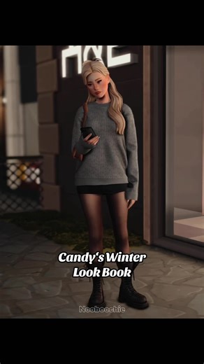 Candy‘s Winter Look Book🫶🏾 #sims4cc #simstok #simsfyp #sims4aesthetic #thesims4