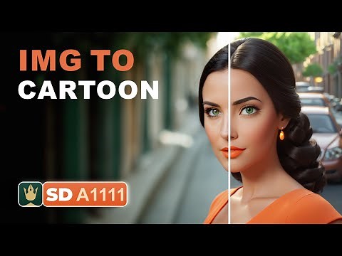 From Photo to Cartoon with Stable Diffusion - Easy Tutorial!