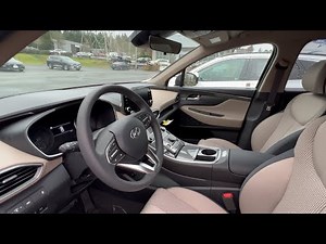 All New 2022 Hyundai Santa Fe SEL FWD Interior Review