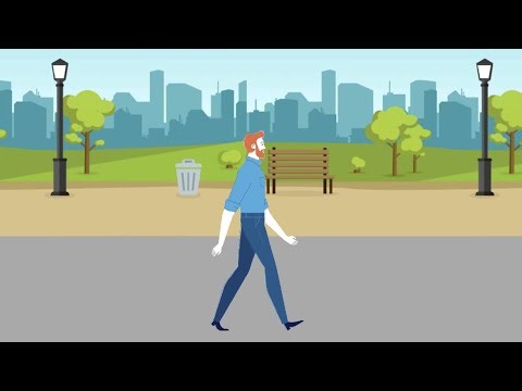 Walking Man Animation Using HTML, CSS, and JavaScript